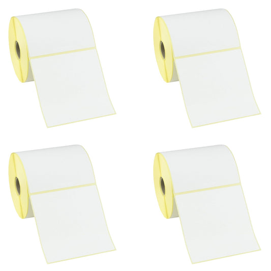100x100mm Thermal Labels (Roll of 1 000) x4 Bundle